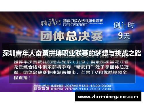 深圳青年人奋勇拼搏职业联赛的梦想与挑战之路
